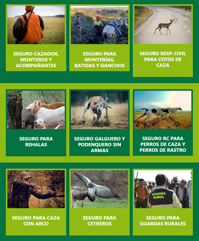 seguros de caza