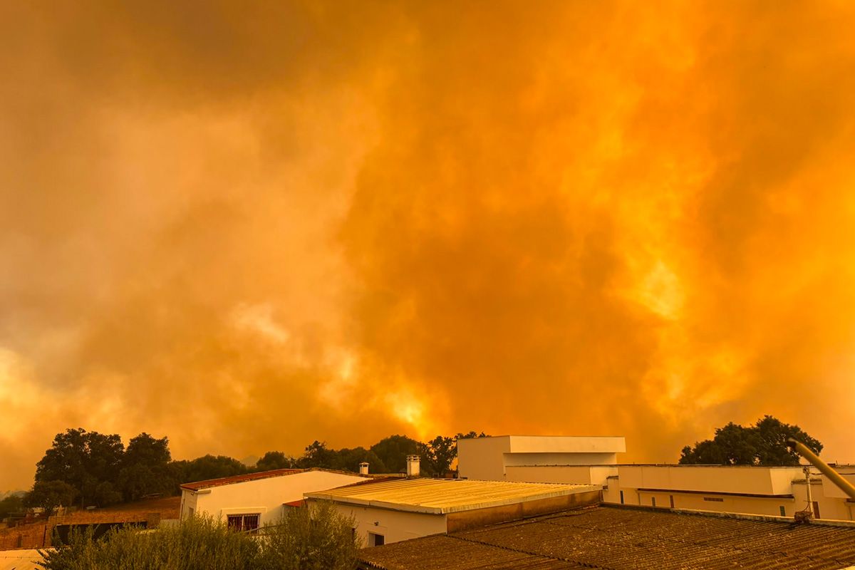 Incendio de Niebla, Huelva.
