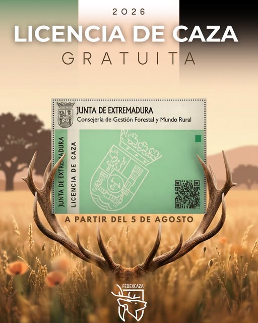 licencia de caza Extremadura