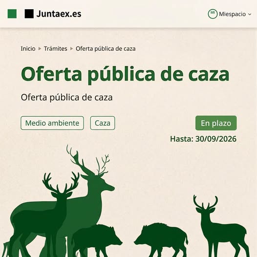 oferta caza Extremadura